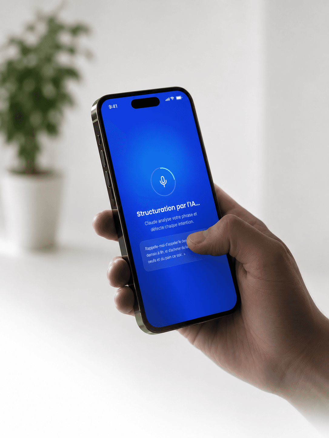 L'IA structure automatiquement une note dans Xnote